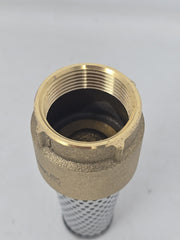1 1/4 In. Brass Foot Valve | Everbilt EBTFV100NL
