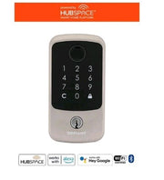 Defiant Smart Electronic Deadbolt, Biometric Fingerprint Touchpad, Satin Nickel