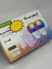 Nanoleaf Essentials Smart Bulb & Smart 80” Lightstrip Bundle