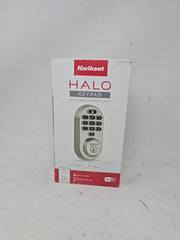Kwikset 99380-001 Halo Wi-Fi Smart Electronic Keypad Deadbolt - Satin Nickel