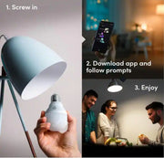 LIFX 60-Watt Equivalent Smart 2-A19 LED Light Bulbs and 1-Switch