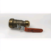 1 in. x 3/4 in. Push-to-Connect Reducing Brass Ball Valve