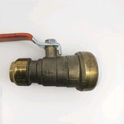 1 in. x 3/4 in. Push-to-Connect Reducing Brass Ball Valve