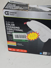 Commercial Electric Directional LED 6 in. Round Canless Recessed Light