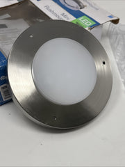 Progress Lighting 805307 Mini Flushmount 5.5” Round LED Light, Silver