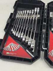 Husky 72-Tooth Ratcheting SAE/MM Combination Wrench Set (20-Piece)