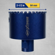 2-1/2 in. Diamond Hole Saw for Grinders