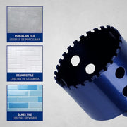 2-1/2 in. Diamond Hole Saw for Grinders