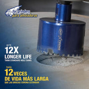 2-1/2 in. Diamond Hole Saw for Grinders