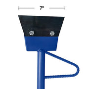 7 in. Wide Floor Scraper and Stripper with 48 in. Handle and Foot Peg