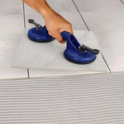 Double Suction Cup for Handling Large Glass and Tile