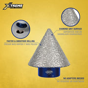 1-1/2 in. (38 mm) Diamond Milling Cone