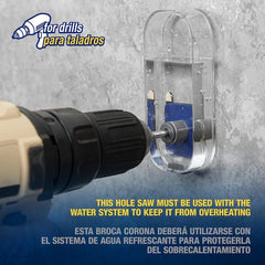 5/16 in. Diamond Hole Saw with Water Delivery System