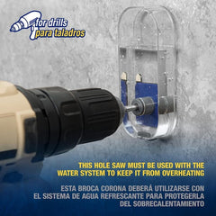 1/4 in. Diamond Hole Saw with Water Delivery System