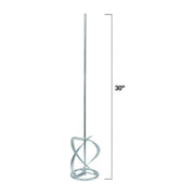 30 in. Steel XL Spiral Pro Thinset and Grout Mixing Paddle for Corded Drills