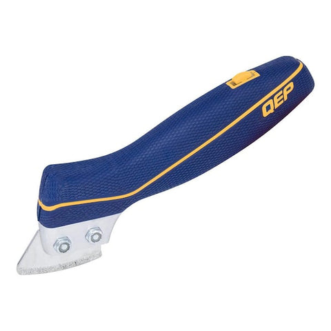 Professional Handheld Grout Saw with Non-slip, Rubber Grip and 2 Blades to Strip, Remove, and Clean Grout