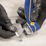Professional Handheld Grout Saw with Non-slip, Rubber Grip and 2 Blades to Strip, Remove, and Clean Grout