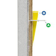 LASH White 1/16 in. Clip, Part A of 2-Part Tile Leveling System 300-Pack