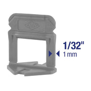 Xtreme Gray 1/32 in. Clip, Part A of 2-Part Tile Leveling System 100-Pack