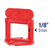 Xtreme Red 1/8 in. Clip, Part A of 2-Part Tile Leveling System 100-Pack
