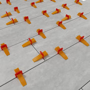 Xtreme Red 1/8 in. Clip, Part A of 2-Part Tile Leveling System 100-Pack