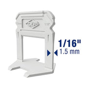 Xtreme White 1/16 in. Clip, Part A of 2-Part Tile Leveling System 500-Pack