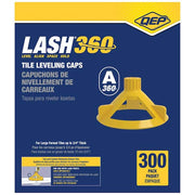 LASH360 Yellow Polymer 1.5 in Tile Leveling System Round Caps (300-Pack)
