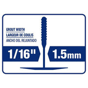 LASH 360 White Polymer 1 in. Tile Leveling System In-Line Stems (1000-Pack)