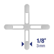 1/8 in. Hard Tile Spacers for Traditional or LeaveIn Installation (300 pack)