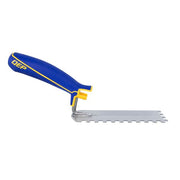 1/4 in. x 1/4 in. x 1/4 in. Comfort Grip Square-Notch Margin Flooring Trowel with Bucket Hook