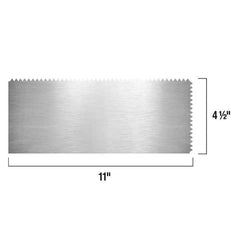 1/4 in. x 3/16 in. Traditional Carbon Steel V-Notch Flooring Trowel with Wood Handle