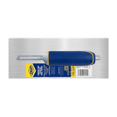 11 in. x 4-1/2 in. Stainless Steel Blade for Dry Wall, Mosaic, Engineered Wood and Cove Base V-Notched Flooring Trowel