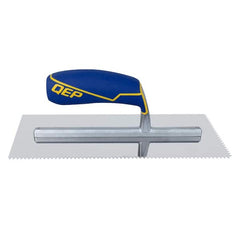 11 in. x 4-1/2 in. Stainless Steel Blade for Dry Wall, Mosaic, Engineered Wood and Cove Base V-Notched Flooring Trowel