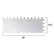 1/2 in. x 1/2 in. x 1/2 in. Stainless Steel Blade for Tile Square-Notch Trowel