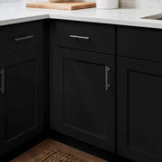 Avondale 18 in. W x 24 in. D x 34.5 in. H Ready to Assemble Plywood Shaker Base Kitchen Cabinet in Raven Black