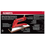Deluxe Heat Bond Carpet Iron with Non-Stick, Grooved Base