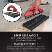 3.5 in. W Tapping Block for Engineered Hardwood, Laminate, Resilient Vinyl Tile Flooring