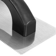 Economy 2 Sided Notch: 1/16 in. x 1/32 in. x 1/32 in. U Notch - 1/16 in. x 1/16 in. x 1/16 SQ-Notch Flooring Trowel