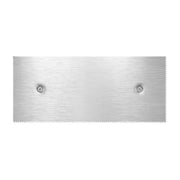 Economy 2 Sided Notch: 1/16 in. x 1/32 in. x 1/32 in. U Notch - 1/16 in. x 1/16 in. x 1/16 SQ-Notch Flooring Trowel