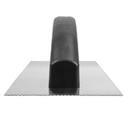 Economy 2 Sided Notch: 1/16 in. x 1/32 in. x 1/32 in. U Notch - 1/16 in. x 1/16 in. x 1/16 SQ-Notch Flooring Trowel