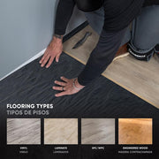 Moisture Barricade 120 sq. ft. Roll 120 in. W x 12 ft. L x 6 mil T Underlayment for Vinyl, Laminate, SPC, Wood