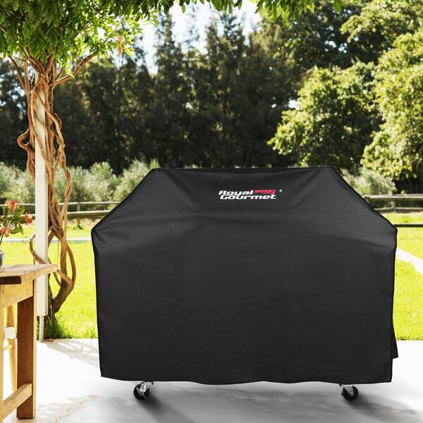 60 in. L Heavy-Duty Oxford BBQ Grill Cover - Thumbnail 4