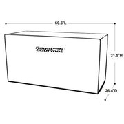 60 in. L Heavy-Duty Oxford BBQ Grill Cover