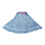 6 in. 24# Cotton Wet String Mop WITH Wave Brake 35 qt. Mop Bucket and Wringer Combo