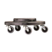 BRUTE Dolly Black Fits 20- 32- 44- 55 Gal. BRUTE containers For Restaurants/Offices/Warehouses/Commercial Environments