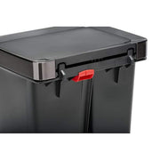 12.4G Premier Series III Step-On Trash Can with Stainless Steel Rim