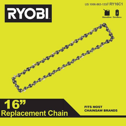 RYOBI 16in 0.050 Gauge Chain Replacement