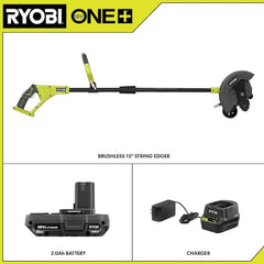 ONE+ 18V 9 in. Cordless Battery Edger with 2.0 Ah Battery and Charger