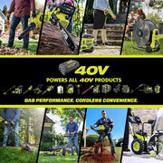 40V Cordless Battery 12 in. String Trimmer and 450 CFM 120 MPH Blower Combo Kit 2-Tools with 4.0 Ah Battery and Charger