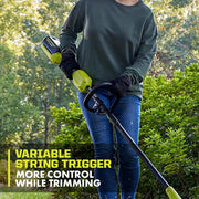 40V Cordless Battery 12 in. String Trimmer and 450 CFM 120 MPH Blower Combo Kit 2-Tools with 4.0 Ah Battery and Charger